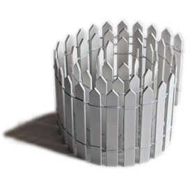 Kai Dream mini fence white 4in tall adds clean borders to fairy gardens and planters.