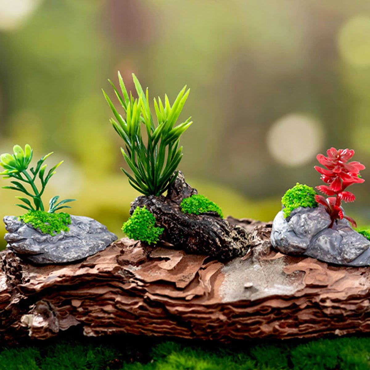 Kai Dream flower accents bring color to fairy gardens and dioramas.