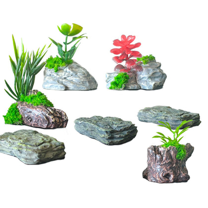 Kai Dream miniature stone rocks add realistic texture to fairy gardens and dioramas.