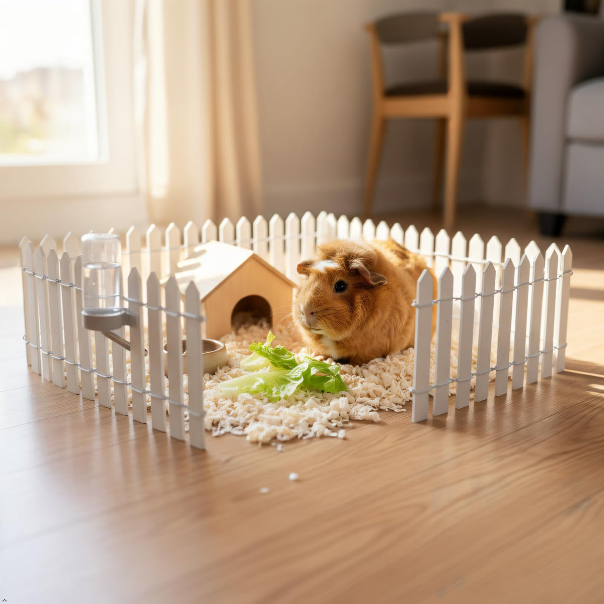Kai Dream plant pot border fence provides tidy edges for indoor greenery.