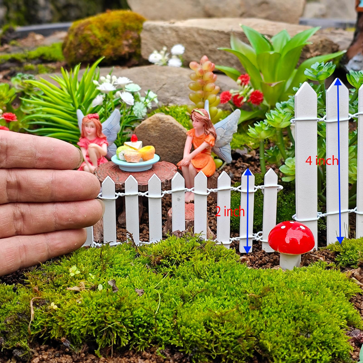 Kai Dream terrarium border fence miniatures brighten glass terrariums.