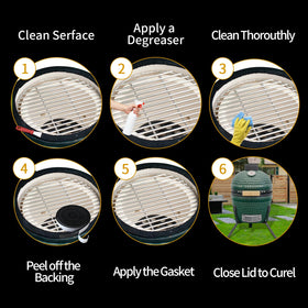 Kaidun gasket cleaning tip for proper surface prep before application.