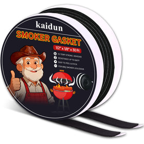 Kaidun smoker gasket 15ft 2pack shown ready to cut for versatile smoker fit
