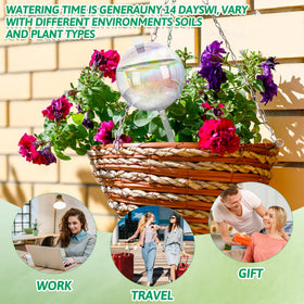 Kaimfdg durable glass watering kit with brush included.