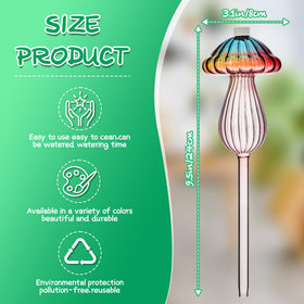 Kaimfdg rainbow gradient globes pack shows decorative plant care set.