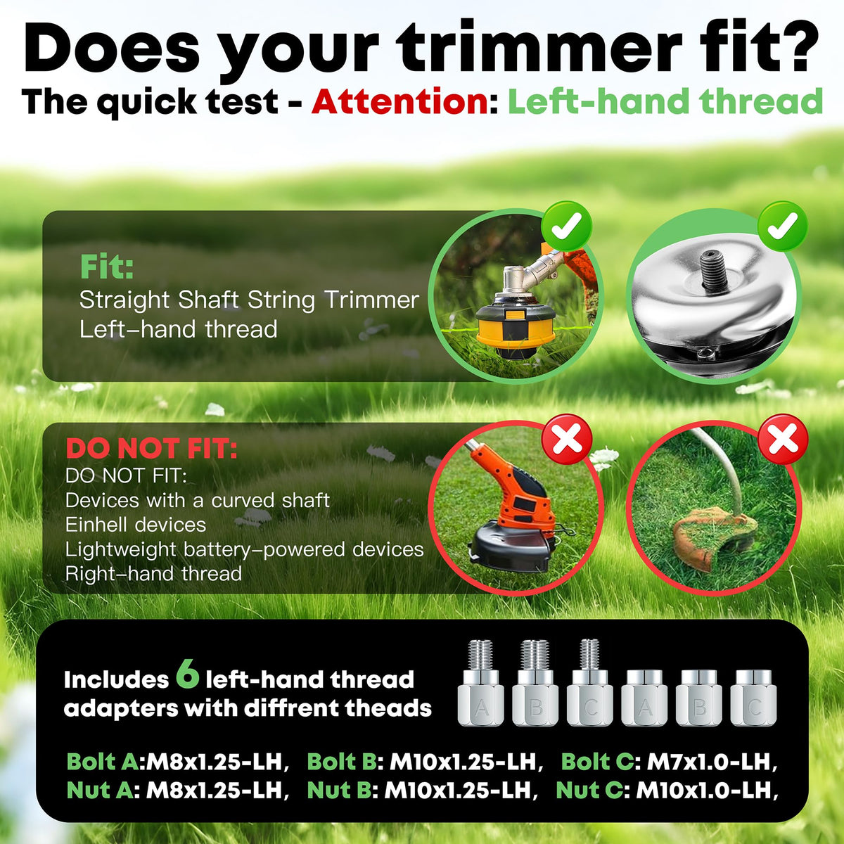 Two-color loading guide helps locate the center for fast line loading.
