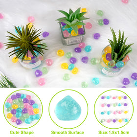 Kaiyuan Dynasty glow rocks brighten a patio with star-like sparkle
