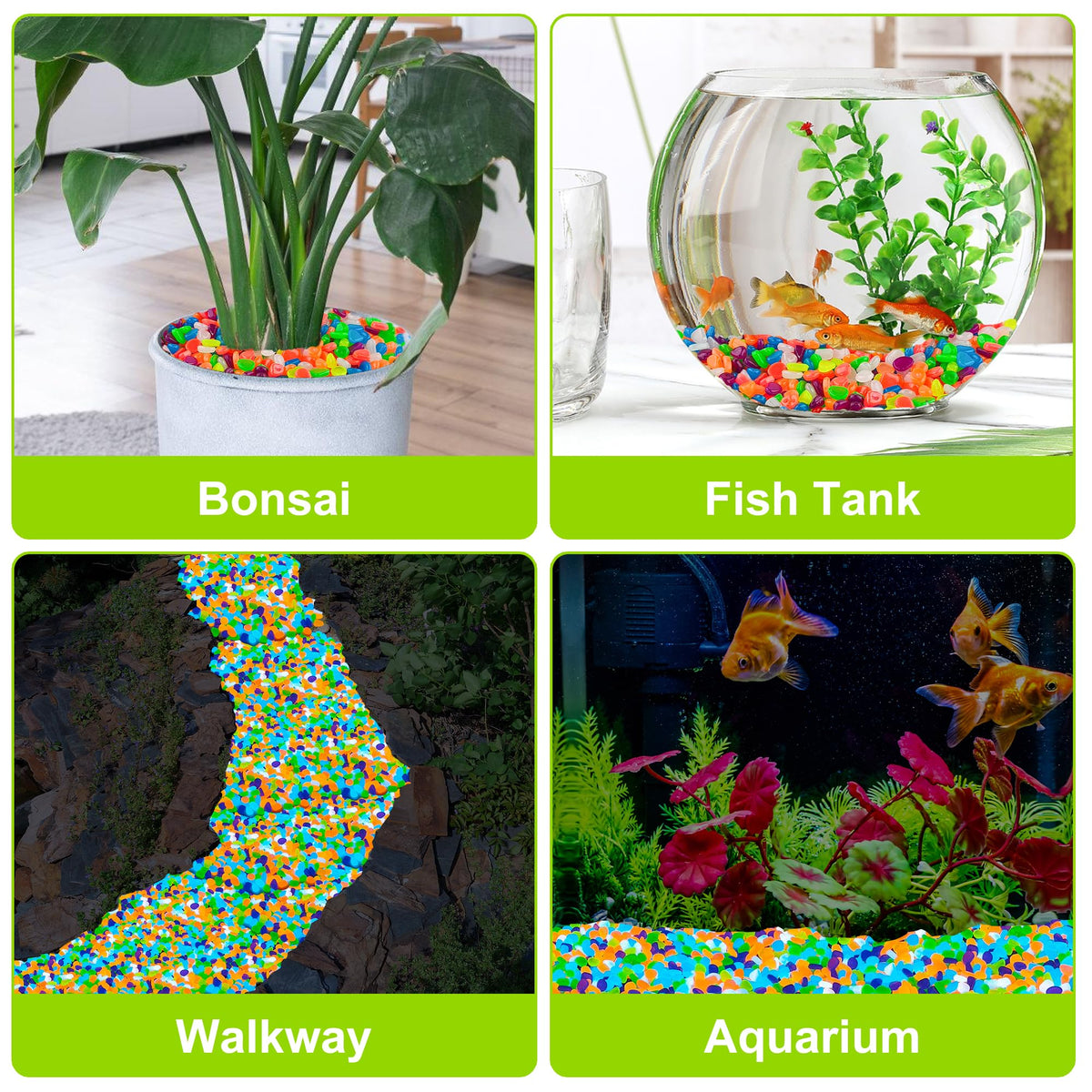 Kaiyuan Dynasty glow stones lawn design offers magical night-time contrast.