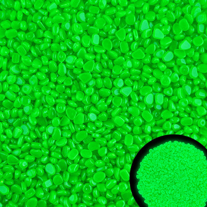 Kaiyuan Dynasty Green Glow Stones in 12 shapes illuminate gardens at dusk