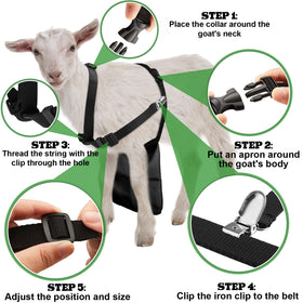 Kajaia goat apron sturdy canvas construction for durability