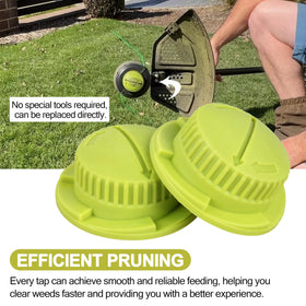 KAKAPEOPLE durable thickened plastic knob endures daily yard use