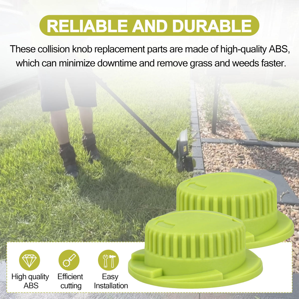 KAKAPEOPLE easy-clean trimmer head knob simplifies maintenance tasks