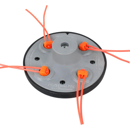 KAKAPEOPLE four-way weed eater head front view for efficient edging