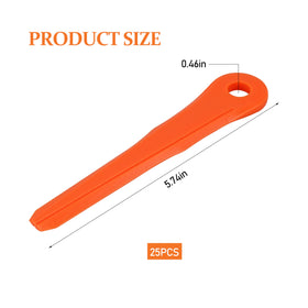 KAKAPEOPLE PolyCut 28-2 blades pack view with 25 blades ready for outdoor use