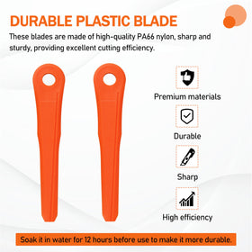 KAKAPEOPLE blades fitted to Stihl PolyCut for smooth, compatible replacement