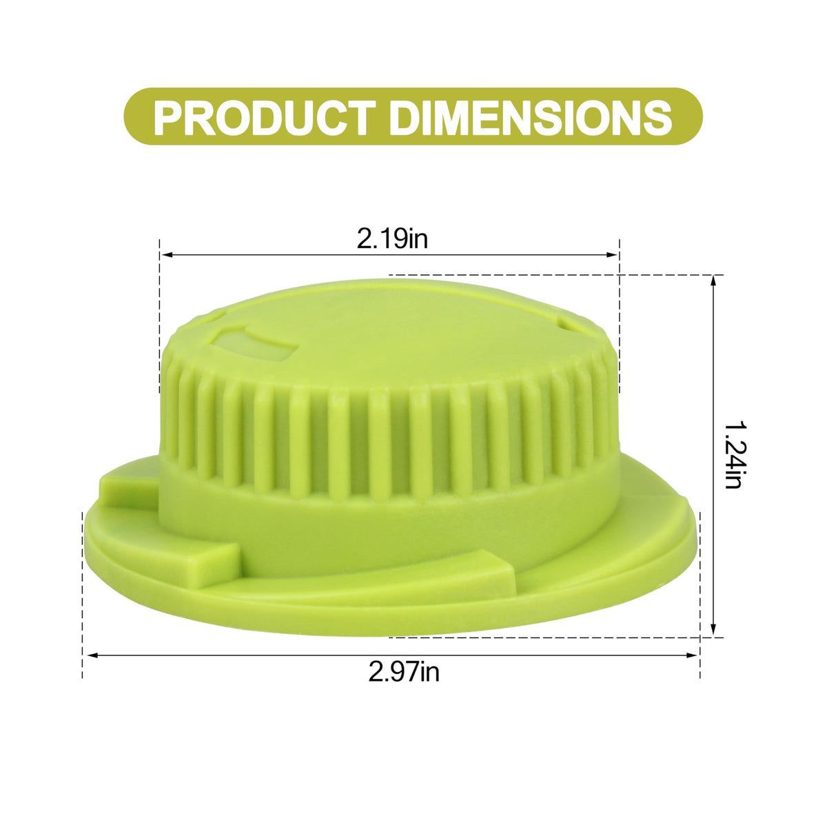 KAKAPEOPLE replacement knob allows fast install on trimmer heads