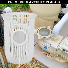 KAKAPEOPLE SPX3200M basket installed on a Hayward pump for easy maintenance.