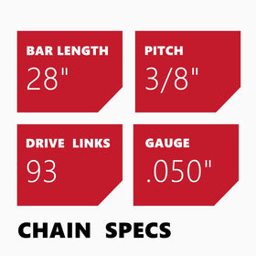 KAKEI 93 drive links close-up highlighting chain length stability