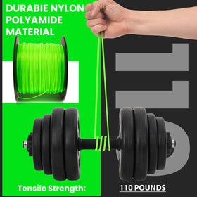 KAKO 095 line length 880 feet for long-lasting use.