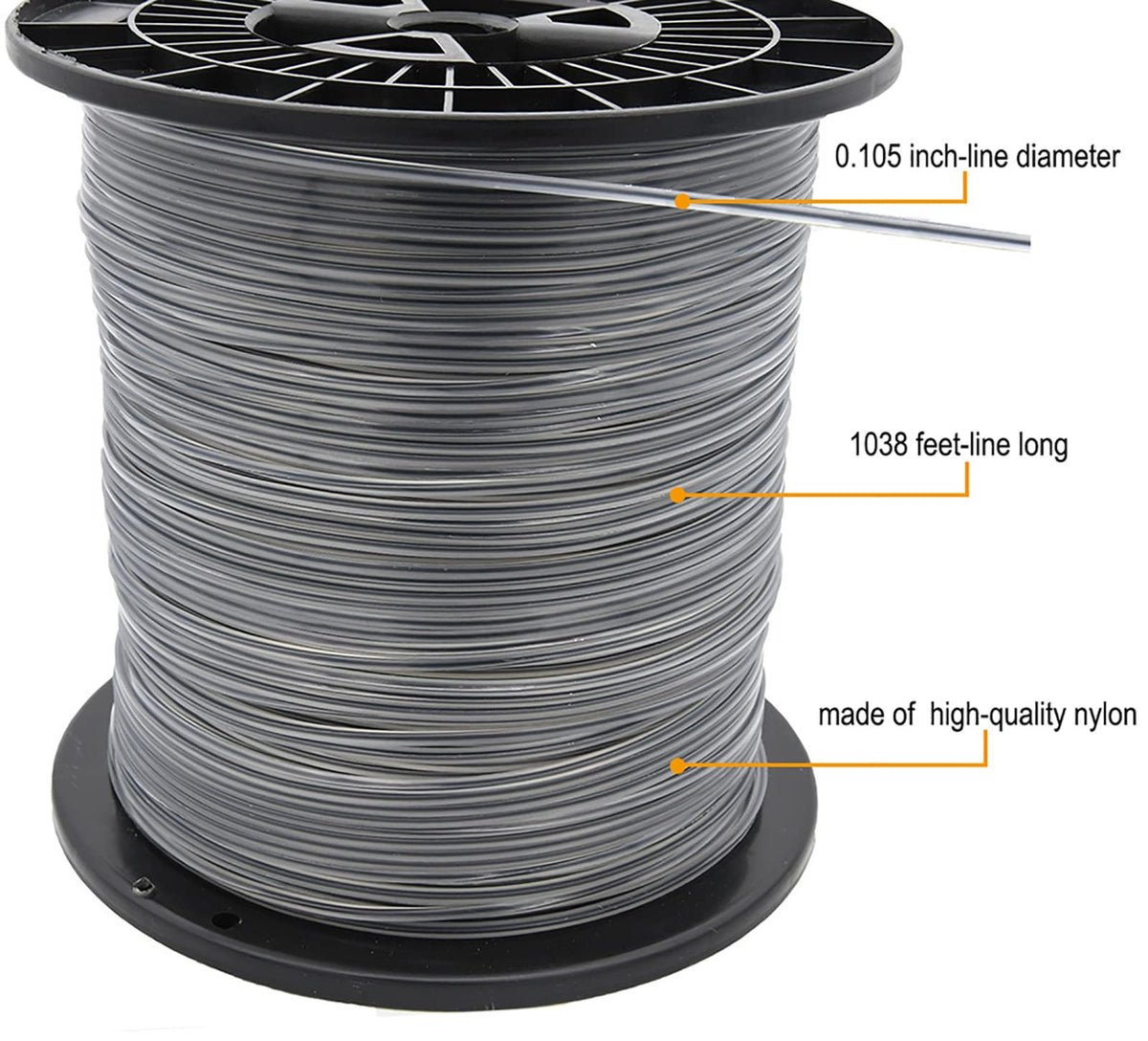KAKO commercial-grade nylon core for durability and long life