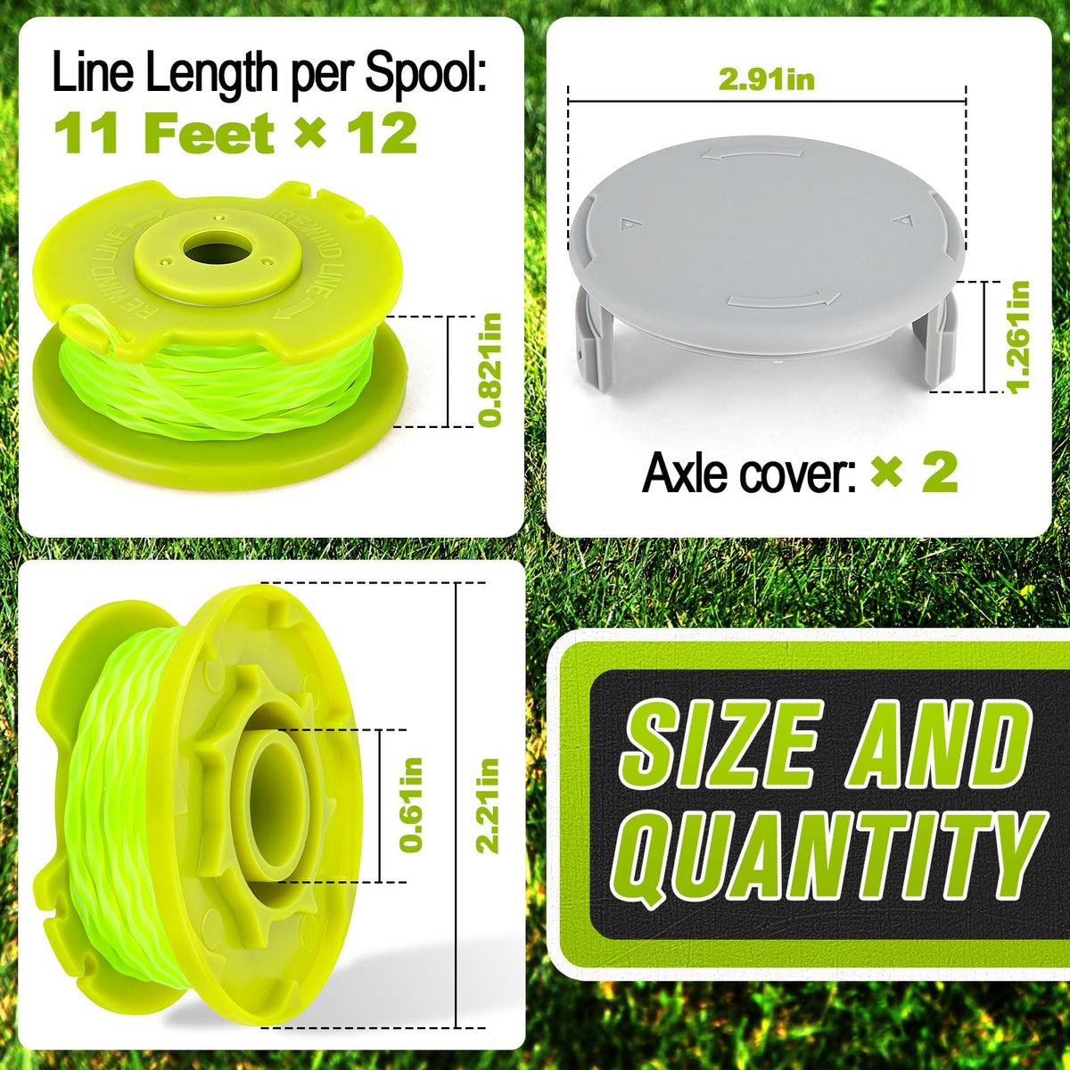 KAKO copolymer nylon line proves durable against tough weeds.