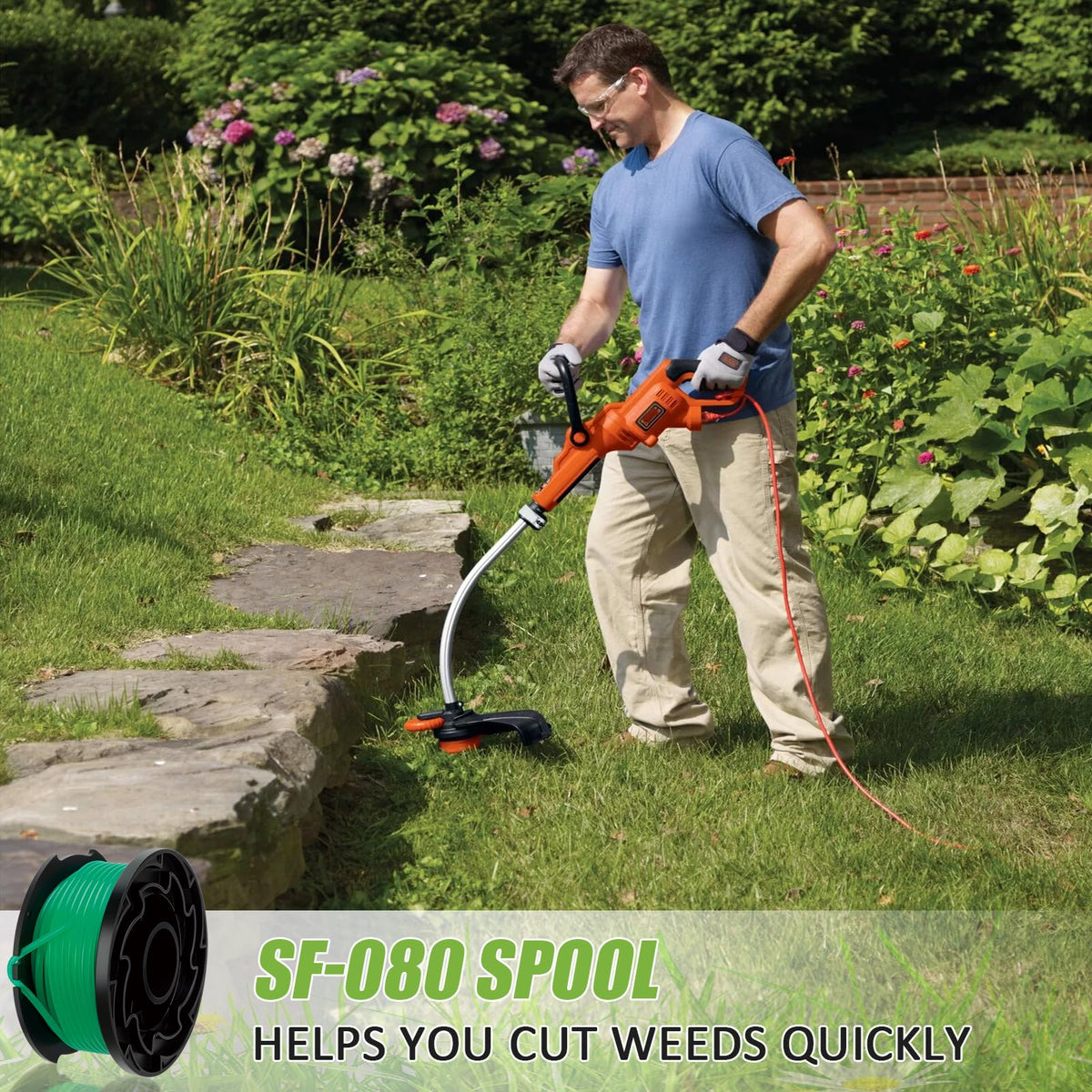 KAKO GH3000 spool in action delivering smooth trimming.
