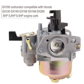 KAKO GX160 carburetor mounts securely for reliable operation in heavy-duty equipment.