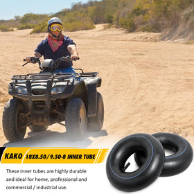 Close-up of KAKO butyl rubber inner tube emphasizing longevity.