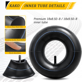 KAKO inner tube installed in a wheelbarrow for a stable ride.