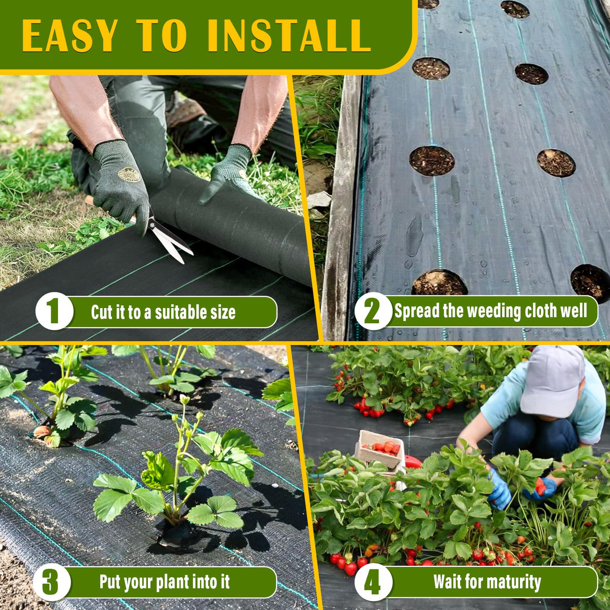 KAKO permeable landscape fabric supports soil airflow and moisture.