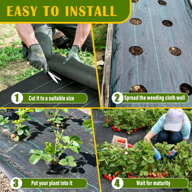 KAKO permeable landscape fabric supports soil airflow and moisture.