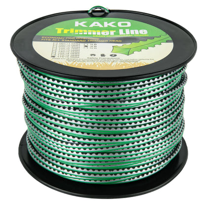 KAKO Sawtooth 175 trimmer line packaging highlights heavy-duty durability for professional use