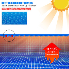 Durable 16MIL Kakolvan bubble cover for hot tub protection