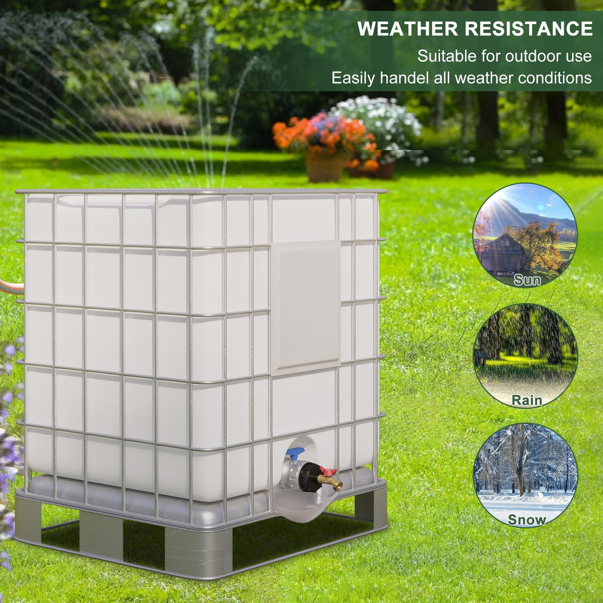 KAKSEY durable copper and PE construction resists corrosion over time.