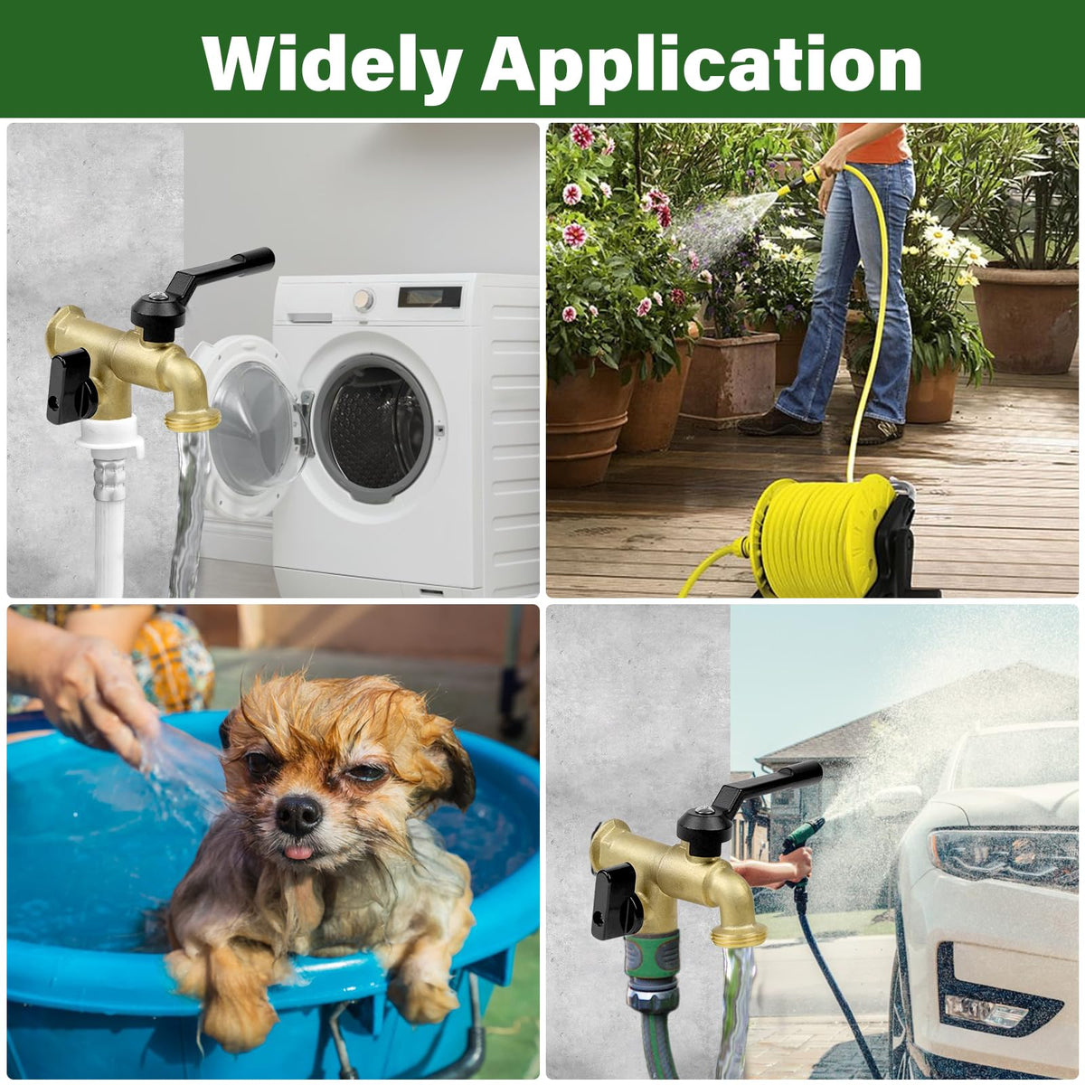 KAKSEY sealing-tape and rings included help prevent leaks.