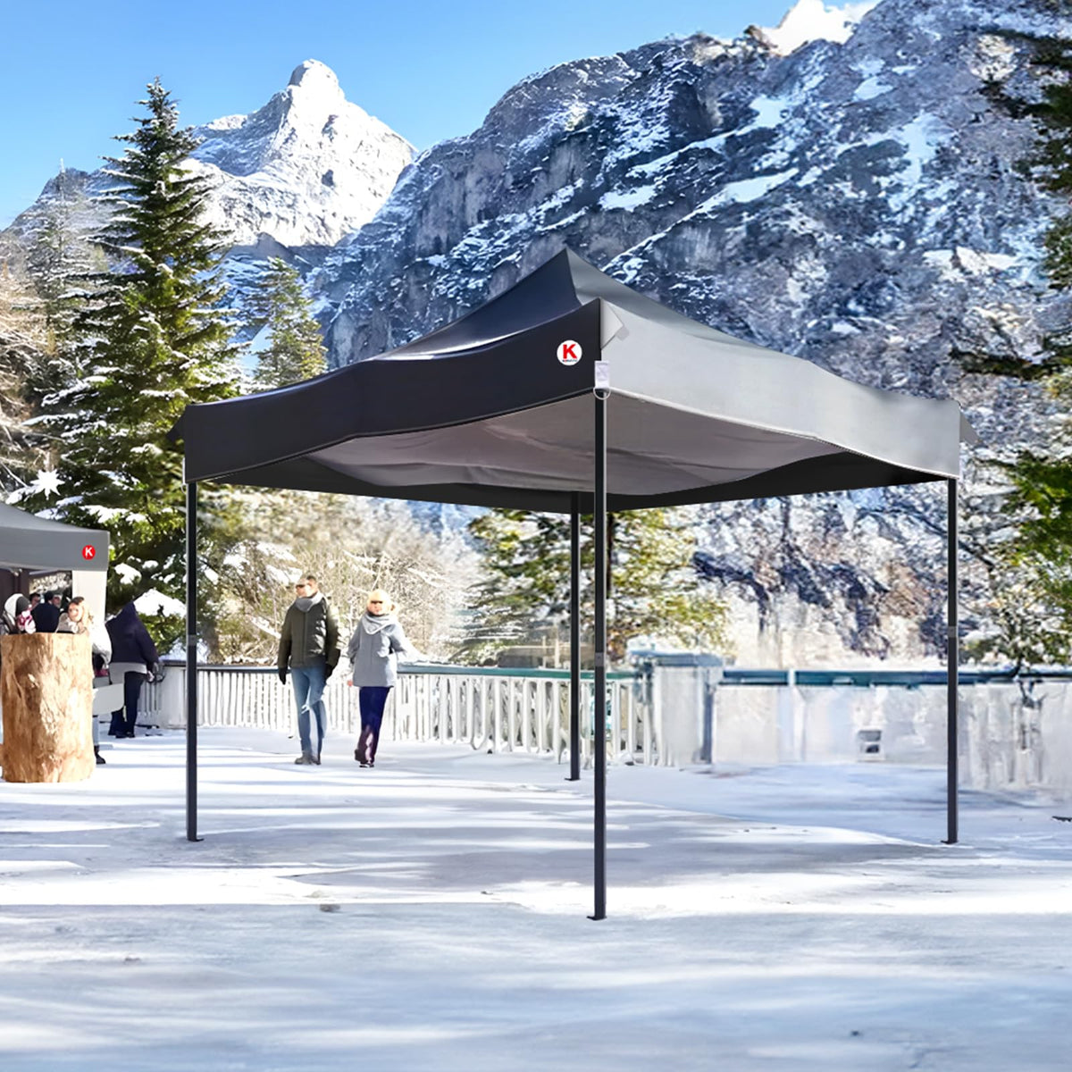 KaKuEike black color finish top cover for events