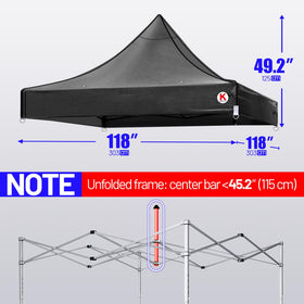 KaKuEike top cover UV protection for outdoor use
