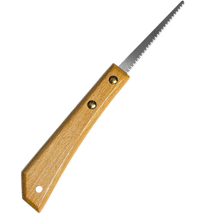 KAKURI bonsai saw blade close-up for precise pruning.