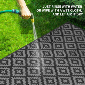 Kalafun foldable rug fits compactly in car trunk for trips
