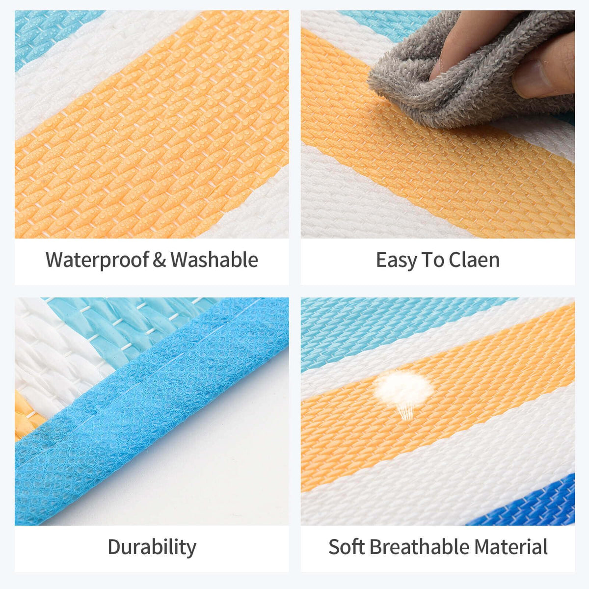 Kalafun rug on patio with furniture demonstrates stylish, weather-ready decor.