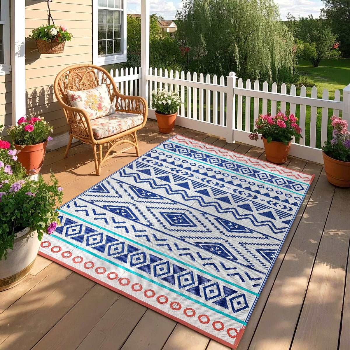 Kalafun portable folding rug; ideal for camping and picnics.
