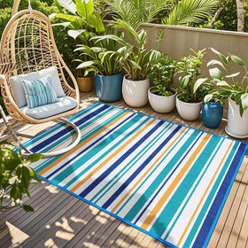 Kalafun waterproof mat ideal for decks balconies and poolside lounging