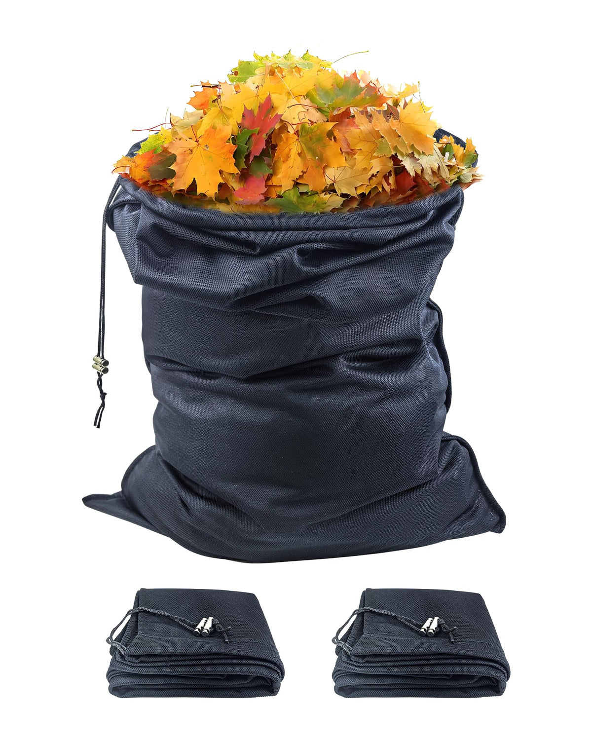 Kalakuku universal-fit chipper bag front view for universal compatibility and debris collection.
