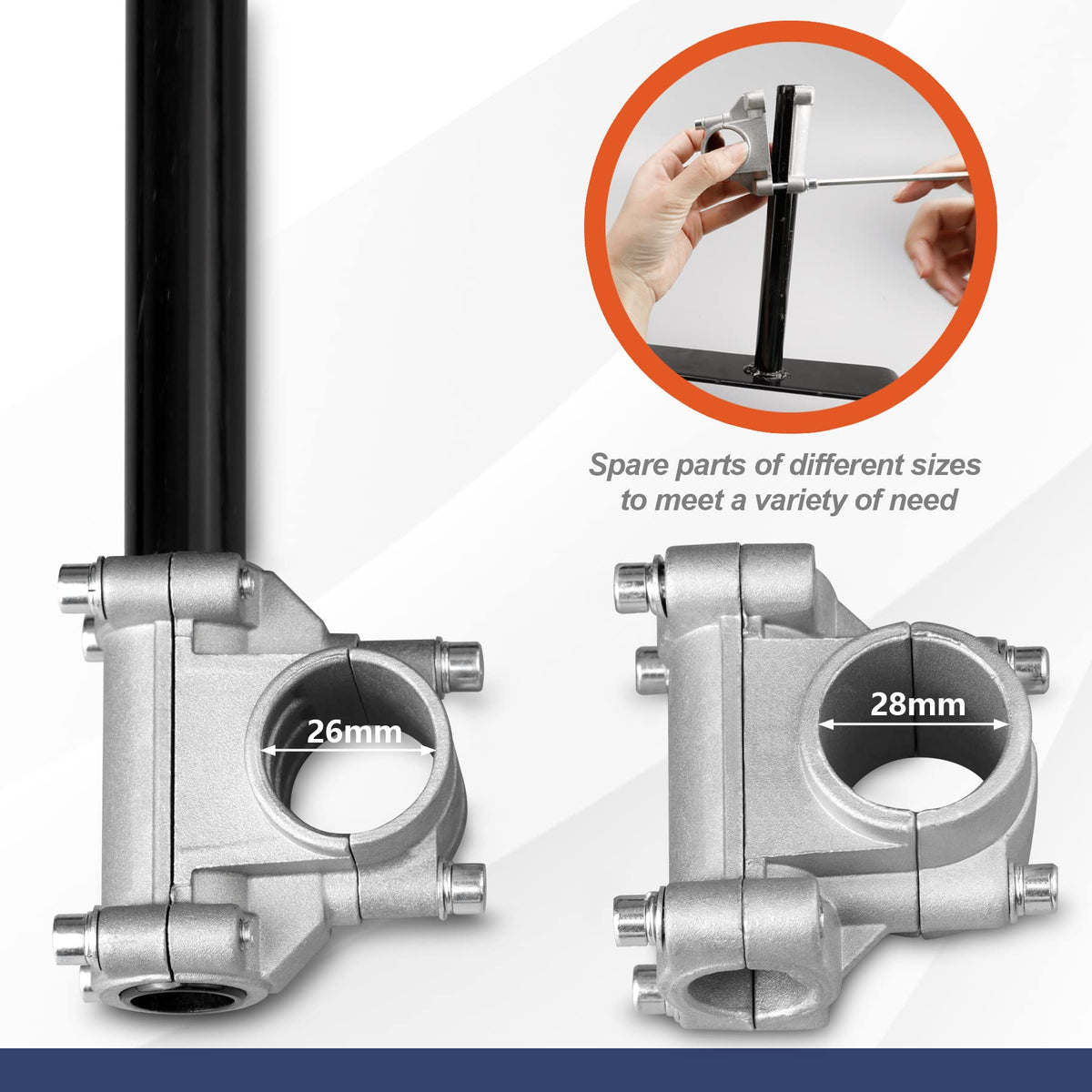 KALAWW 26mm attachment fit compatible with common shaft tubes