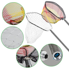 Kalekey quick-attach net to pole enables tool-free setup