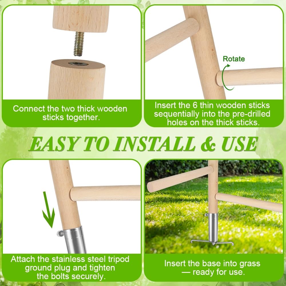 Kalekey poultry enrichment toy keeps birds active in the coop.