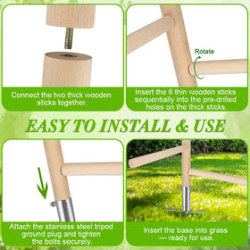 Kalekey poultry enrichment toy keeps birds active in the coop.