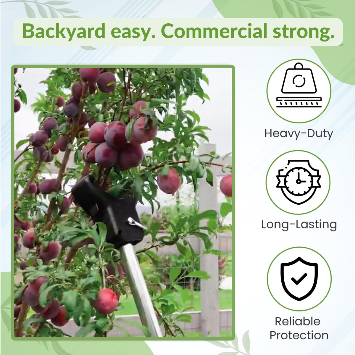 Kalinar Tree Crutch uses durable plastic for long-lasting support.