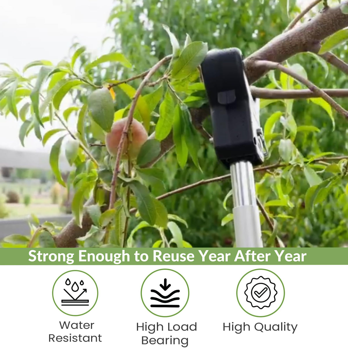 Kalinar Tree Crutch features easy-tie notches for gentle restraint.