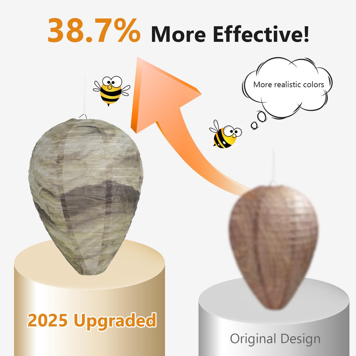 KALKAL Wasp Nest close-up reveals realistic paper texture.